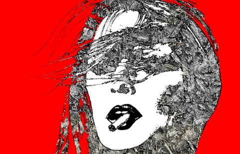 Artist: Oliver Fauser_Digital Series Of Woman, Brigitte Bardot Cig 2