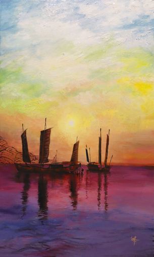 Harbor Sunset Serenade