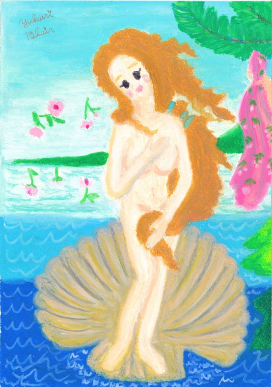 #YB.01 Title: Sandro Botticelli The Birth of Venus Hommage